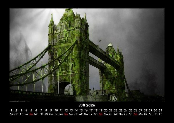 Produktbild: Mit Fantasy durch's Jahr 2026 Fotokalender DIN A3