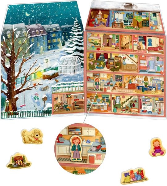 Produktbild: Aufstell-Adventskalender &ndash; Mein buntes Weihnachtshaus