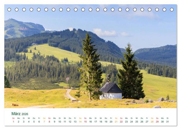 Produktbild: Auf der Winklmoosalm (Tischkalender 2026 DIN A5 quer), CALVENDO Monatskalender