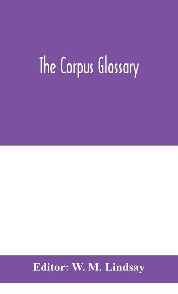 Produktbild: The Corpus Glossary