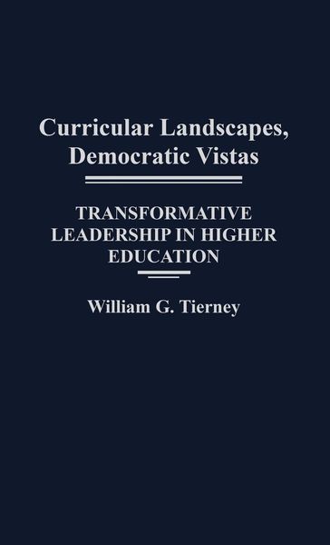 Produktbild: Curricular Landscapes, Democratic Vistas