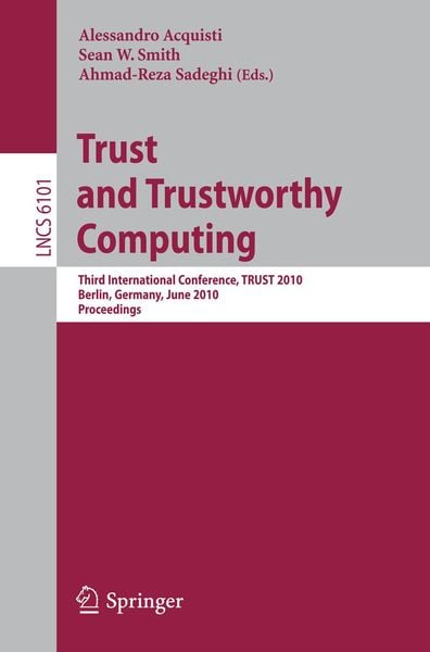 Produktbild: Trust and Trustworthy Computing