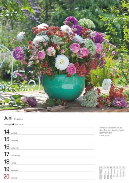 Produktbild: Blumenpracht Wochenplaner 2027 - 53 stimmungsvolle Fotografien