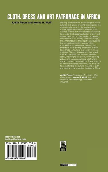 Produktbild: Cloth, Dress and Art Patronage in Africa