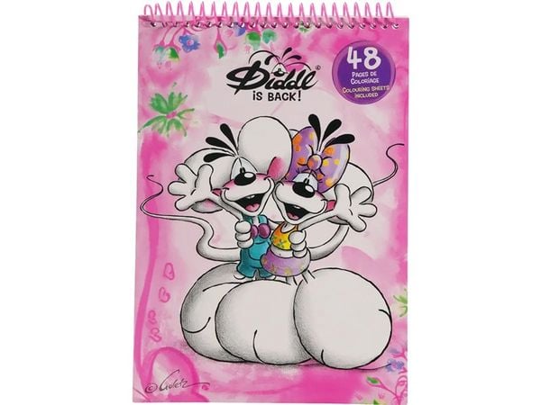 Produktbild: Diddl Malbuch A4, rosa&nbsp;