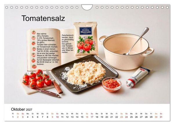 Produktbild: Tomatenzauber - frisch, w&uuml;rzig, selbst gemacht (Wandkalender 2027 DIN A4 quer), CALVENDO Monatskalender