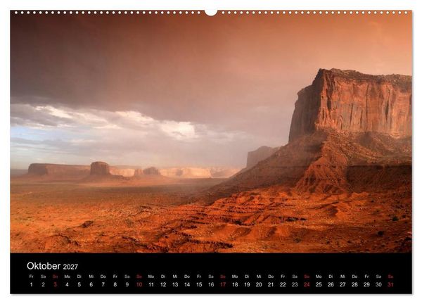 Produktbild: USA - Monument Valley (Wandkalender 2027 DIN A2 quer), CALVENDO Monatskalender