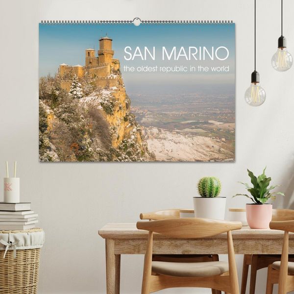 Produktbild: San Marino The oldest Republic in the world (Wall Calendar 2026 DIN A2 landscape), CALVENDO 12 Month Wall Calendar