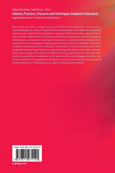 Produktbild: Industry Practices, Processes and Techniques Adopted in Education