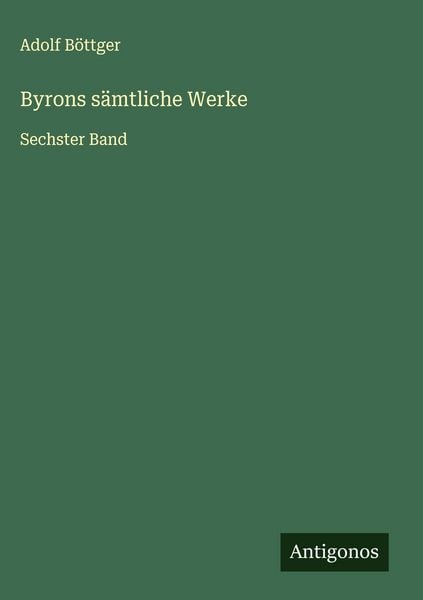 Produktbild: Byrons s&auml;mtliche Werke