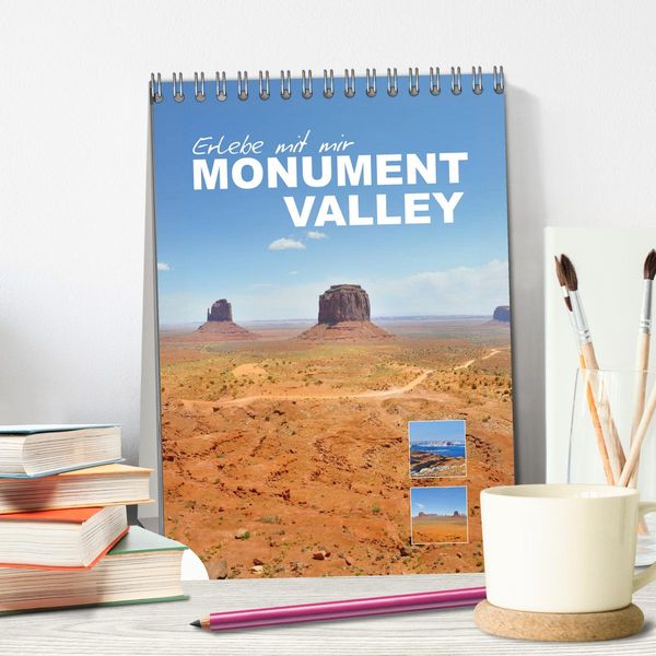 Produktbild: Erlebe mit mir das Monument Valley (Tischkalender 2026 DIN A5 hoch), CALVENDO Monatskalender