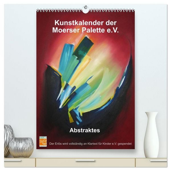 Produktbild: Kunstkalender der Moerser Palette e.V. - Abstraktes (hochwertiger Premium Wandkalender 2026 DIN A2 hoch), Kunstdruck in Hochglanz