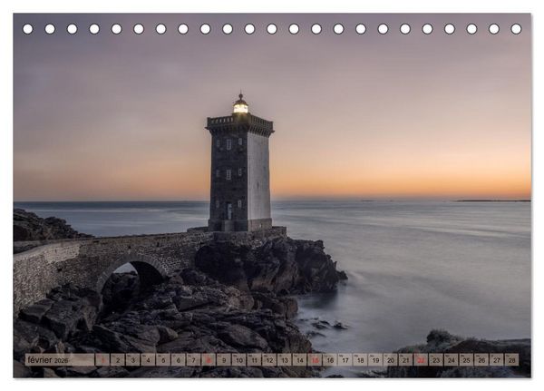 Produktbild: Une Bretagne unique (Calendrier de bureau 2026 DIN A5 vertical), CALVENDO calendrier mensuel
