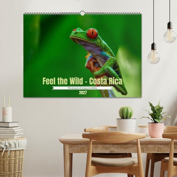 Produktbild: Feel the Wild &ndash; Costa Rica (Wall Calendar 2027 DIN A2 landscape), CALVENDO 12 Month Wall Calendar
