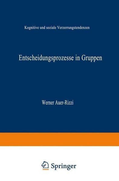 Produktbild: Entscheidungsprozesse in Gruppen