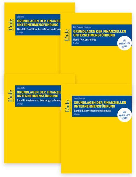 Produktbild: Grundlagen der finanziellen Unternehmensf&uuml;hrung, Band I-IV