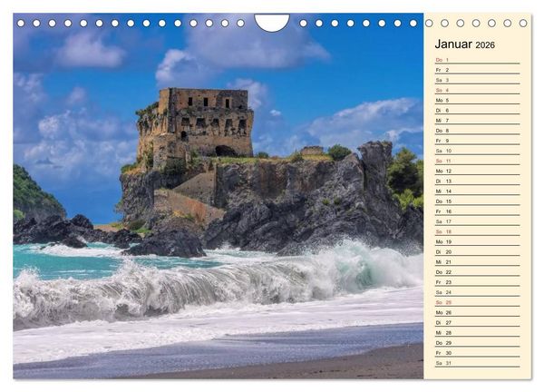 Produktbild: Burgen in Italien (Wandkalender 2026 DIN A4 quer), CALVENDO Monatskalender