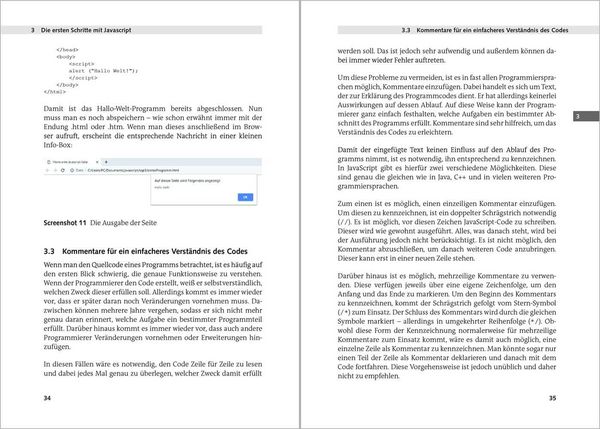 Produktbild: JavaScript Programmieren f&uuml;r Einsteiger