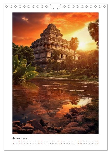 Produktbild: Legenden der Maya (Wandkalender 2026 DIN A4 hoch), CALVENDO Monatskalender