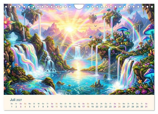 Produktbild: Geografie der Seele - Gef&uuml;hle als Landschaften (Wandkalender 2027 DIN A4 quer), CALVENDO Monatskalender