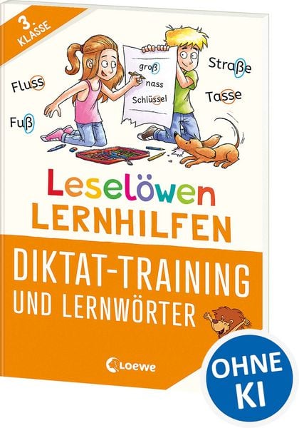 Produktbild: Lesel&ouml;wen Lernhilfen - Diktat-Training und Lernw&ouml;rter - 3. Klasse