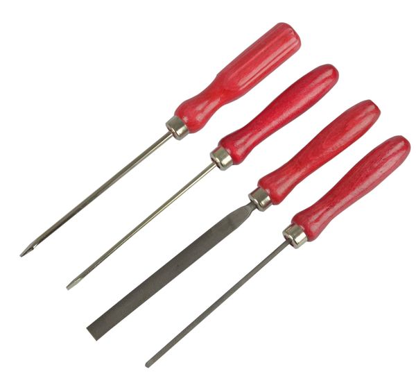Produktbild: PEBARO L121/125+YW - Feilen- und Schraubendreher-Set, Feilen-Set, 4 St&uuml;ck