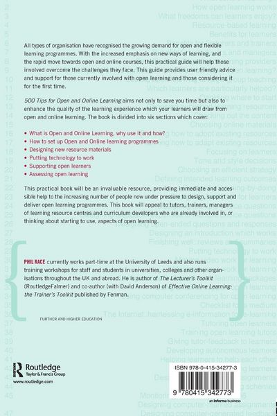 Produktbild: 500 Tips for Open and Online Learning
