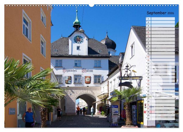 Produktbild: Eine Perle Oberbayerns - Rosenheim (hochwertiger Premium Wandkalender 2026 DIN A2 quer), Kunstdruck in Hochglanz