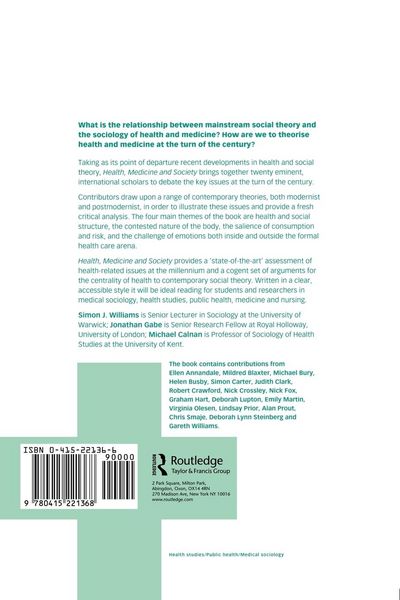 Produktbild: Health, Medicine and Society