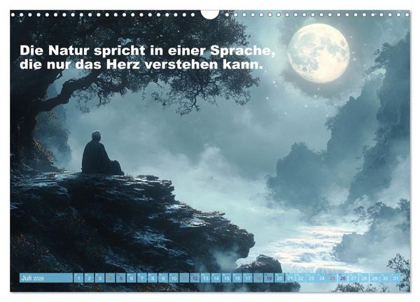 Produktbild: Wortperlen (Wandkalender 2026 DIN A3 quer), CALVENDO Monatskalender