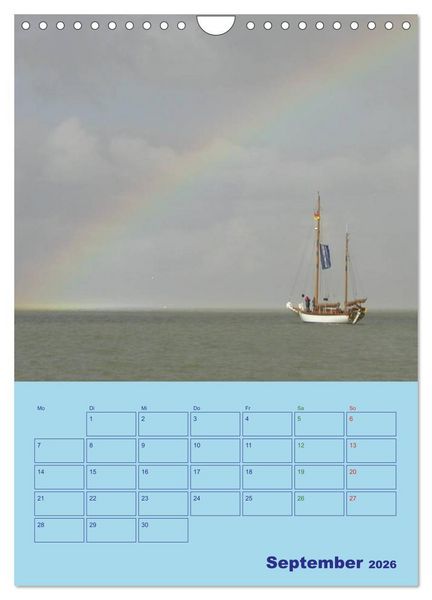 Produktbild: Seefahrer Romantik 2026 (Wandkalender 2026 DIN A4 hoch), CALVENDO Monatskalender