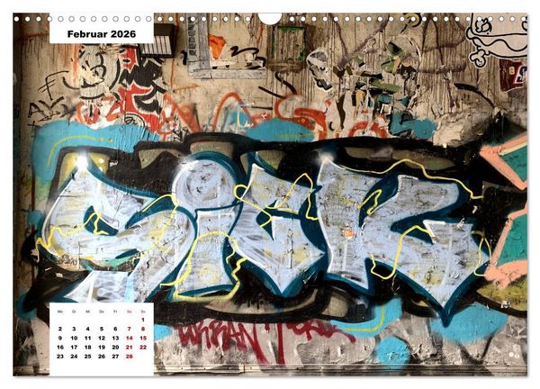 Produktbild: Hamburg Graffiti (Wandkalender 2026 DIN A3 quer), CALVENDO Monatskalender