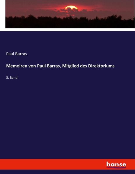 Produktbild: Memoiren von Paul Barras, Mitglied des Direktoriums