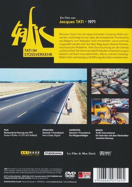 Produktbild: Trafic - Tati im Sto&szlig;verkehr - Digital Remastered