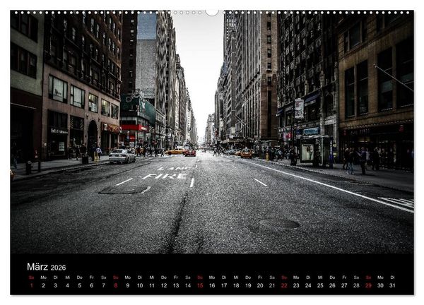 Produktbild: New York feeling (hochwertiger Premium Wandkalender 2026 DIN A2 quer), Kunstdruck in Hochglanz