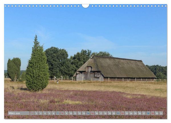 Produktbild: L&uuml;neburger Heide - Faszinierend sch&ouml;n (Wandkalender 2026 DIN A3 quer), CALVENDO Monatskalender