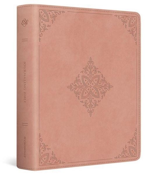 Produktbild: ESV Journaling Bible, Red Letter (Trutone, Blush Rose, Fleur-De-Lis Design)