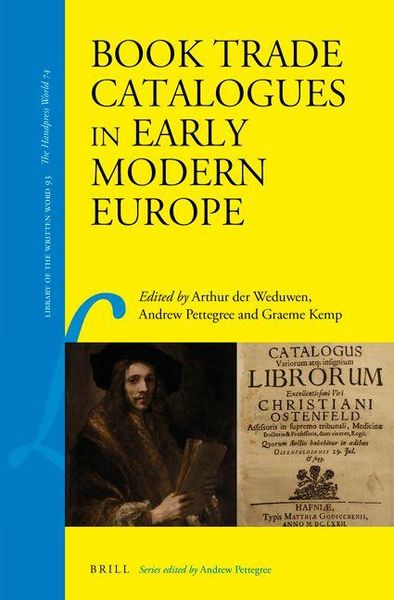 Produktbild: Book Trade Catalogues in Early Modern Europe