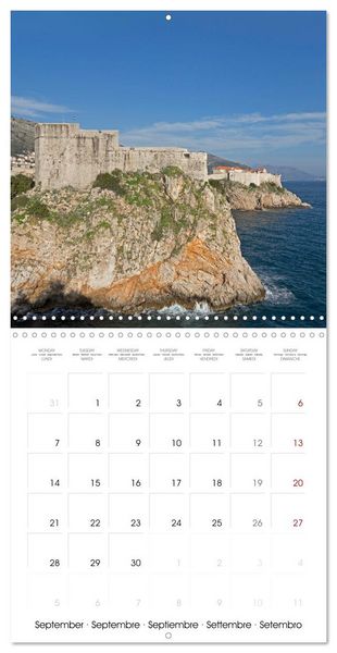 Produktbild: Dubrovnik - World Heritage Site by the Adriatic Sea (Wall Calendar 2026 12 &times; 12 Inch) CALVENDO 12 Month Wall Calendar