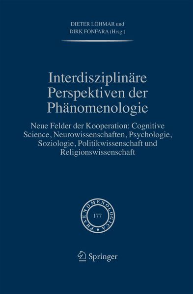 Produktbild: Interdisziplin&auml;re Perspektiven der Ph&auml;nomenologie