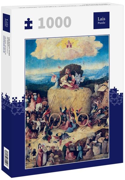 Produktbild: Lais Puzzle Hieronymus Bosch - Heuwagen, Triptychon, Mitteltafel: Der Heuwagen 1000 Teile