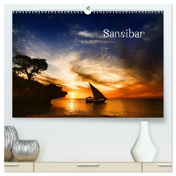 Produktbild: Sansibar (hochwertiger Premium Wandkalender 2026 DIN A2 quer), Kunstdruck in Hochglanz