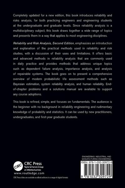 Produktbild: Reliability and Risk Analysis