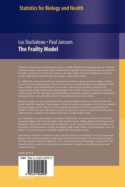 Produktbild: The Frailty Model