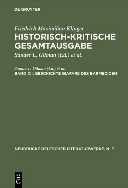 Produktbild: Geschichte Giafars des Barmeciden