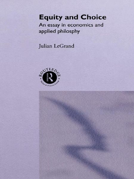 Produktbild: Equity and Choice