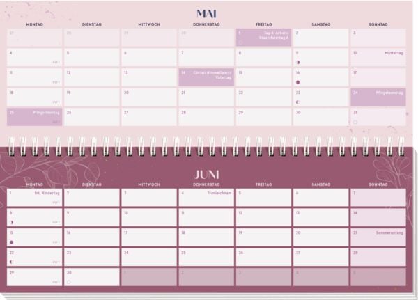 Produktbild: Tischkalender 2027 quer: I believe in Book Love