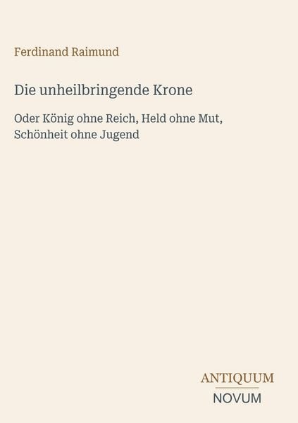 Produktbild: Die unheilbringende Krone