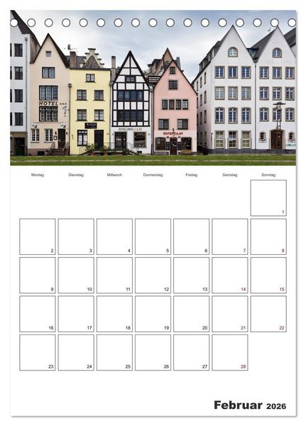 Produktbild: K&Ouml;LN - Pure Lebenslust (Tischkalender 2026 DIN A5 hoch), CALVENDO Monatskalender