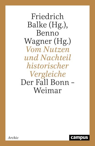 Produktbild: Vom Nutzen und Nachteil historischer Vergleiche